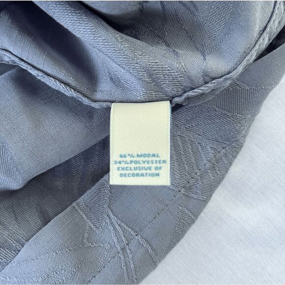 Men's Caribbean Textured Button Down Shirt Lot Size 4XB, Peach/Blue - Picture 7 of 11